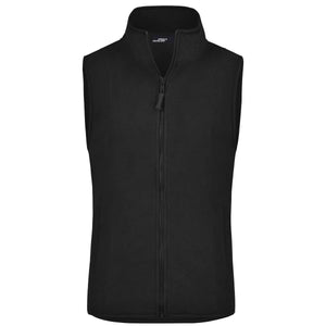 Pile Girly Microfleece Vest nero / S - personalizzabile con logo