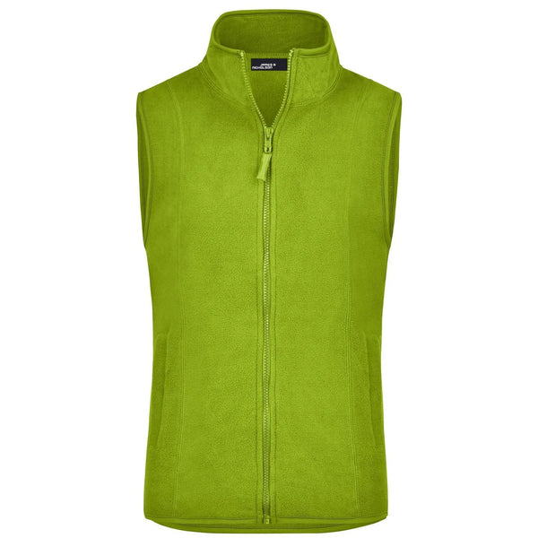 Pile Girly Microfleece Vest verde / S - personalizzabile con logo