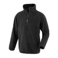 Pile Junior Recycled Microfleece Top nero / XS - personalizzabile con logo