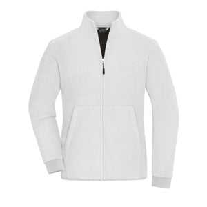 Pile Ladies Bonded bianco / XS - personalizzabile con logo