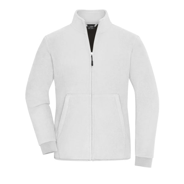 Pile Ladies Bonded bianco / XS - personalizzabile con logo