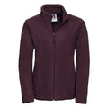 Pile Ladies Full Zip Outdoor bordeaux / XS - personalizzabile con logo