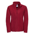 Pile Ladies Full Zip Outdoor rosso / XS - personalizzabile con logo