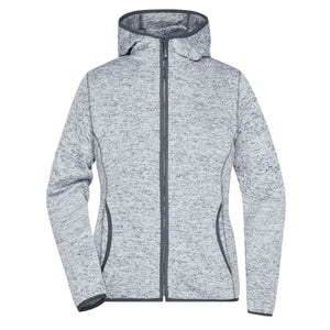 Pile Ladies Knitted cappuccio grigio / S - personalizzabile con logo