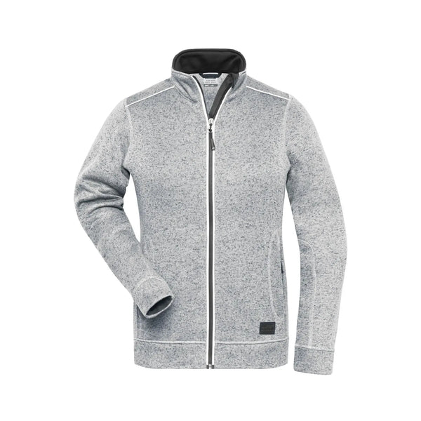 Pile Ladies Knitted Workwear - Solid bianco / XS - personalizzabile con logo