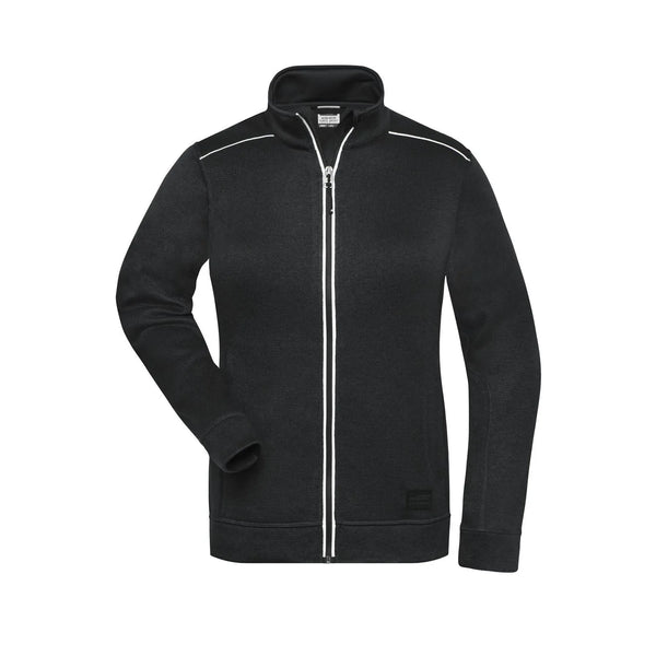 Pile Ladies Knitted Workwear - Solid nero / XS - personalizzabile con logo