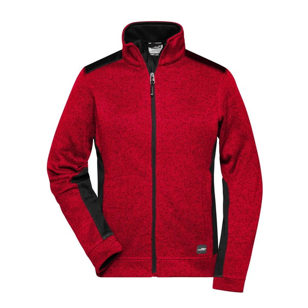 Pile Ladies Knitted Workwear - Strong rosso / XS - personalizzabile con logo