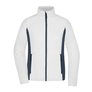 Pile Ladies Stretchfleece bianco / XS - personalizzabile con logo