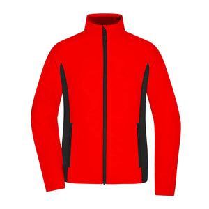 Pile Ladies Stretchfleece rosso / XS - personalizzabile con logo