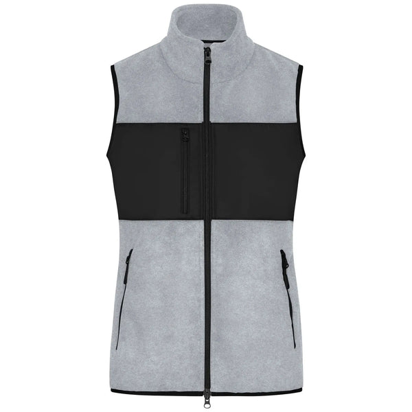 Pile Ladies Vest light-melange/black / XS - personalizzabile con logo