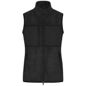 Pile Ladies Vest nero / XS - personalizzabile con logo