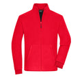 Pile Mens Bonded rosso / S - personalizzabile con logo
