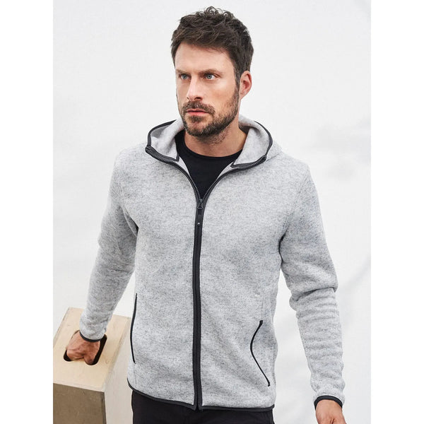 Pile Mens Knitted cappuccio - personalizzabile con logo