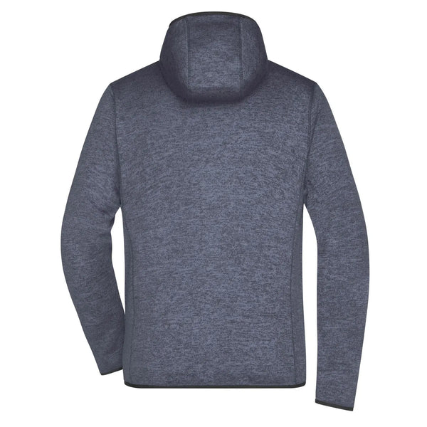 Pile Mens Knitted cappuccio - personalizzabile con logo