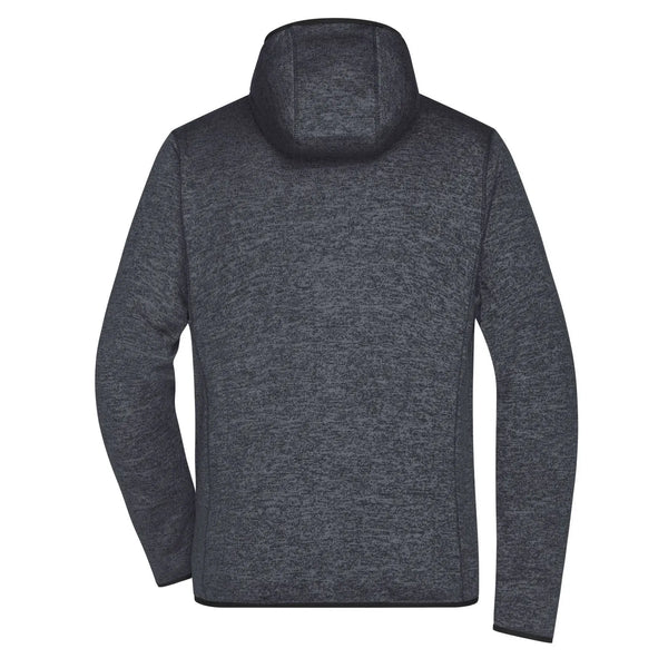 Pile Mens Knitted cappuccio - personalizzabile con logo