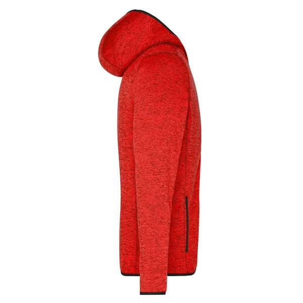 Pile Mens Knitted cappuccio - personalizzabile con logo