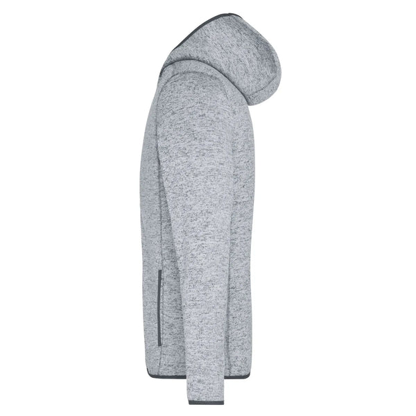 Pile Mens Knitted cappuccio - personalizzabile con logo