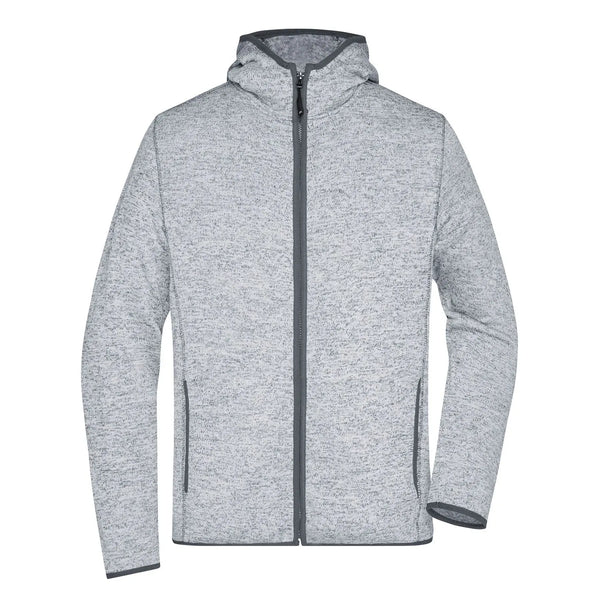 Pile Mens Knitted cappuccio - personalizzabile con logo