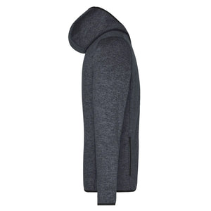 Pile Mens Knitted cappuccio - personalizzabile con logo