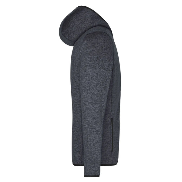 Pile Mens Knitted cappuccio - personalizzabile con logo
