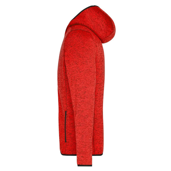 Pile Mens Knitted cappuccio - personalizzabile con logo