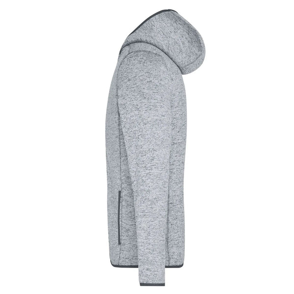 Pile Mens Knitted cappuccio - personalizzabile con logo
