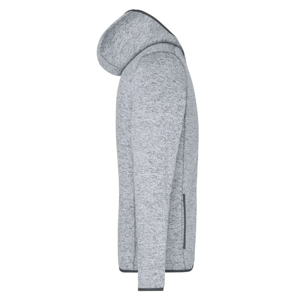 Pile Mens Knitted cappuccio - personalizzabile con logo
