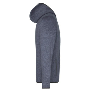 Pile Mens Knitted cappuccio - personalizzabile con logo