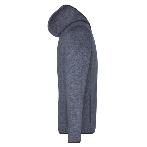Pile Mens Knitted cappuccio - personalizzabile con logo
