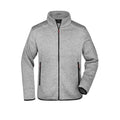 Pile Mens Knitted light-grey-melange/red / S - personalizzabile con logo