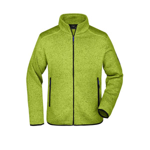 Pile Mens Knitted verde / S - personalizzabile con logo