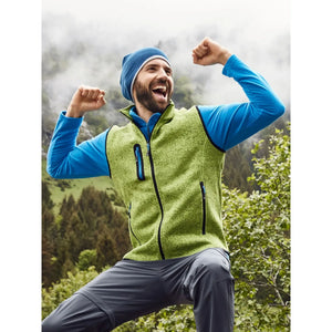 Pile Mens Knitted Vest - personalizzabile con logo