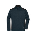Pile Mens Knitted Workwear Half-zip - Strong blu / XS - personalizzabile con logo