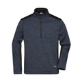 Pile Mens Knitted Workwear Half-zip - Strong grigio / XS - personalizzabile con logo