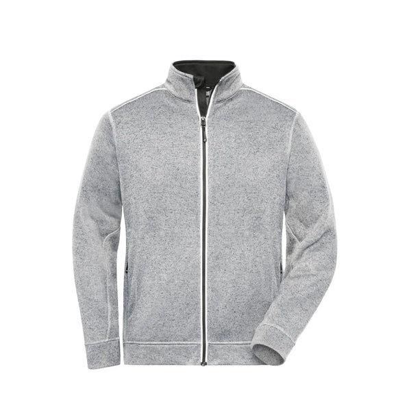 Pile Mens Knitted Workwear - Solid bianco / XS - personalizzabile con logo