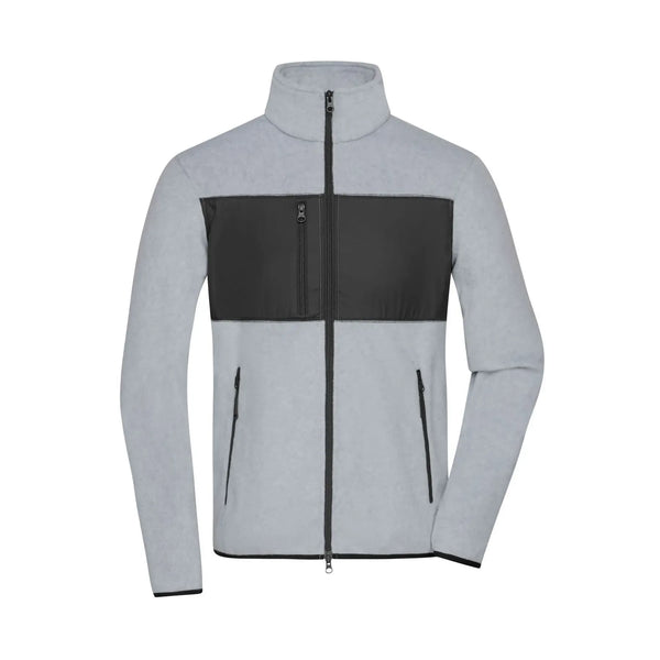 Pile Mens light-melange/black / S - personalizzabile con logo