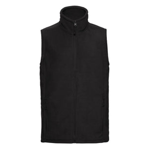 Pile Mens Outdoor Gilet nero / S - personalizzabile con logo