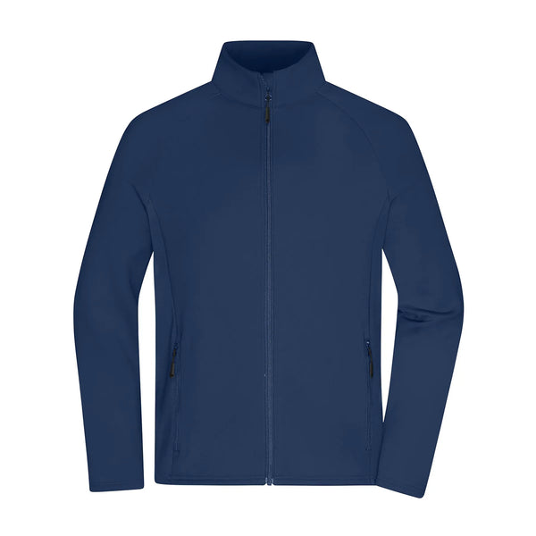 Pile Mens Stretchfleece blu / XS - personalizzabile con logo