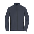 Pile Mens Stretchfleece grigio / XS - personalizzabile con logo