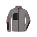 Pile Mens Structure grigio / XS - personalizzabile con logo
