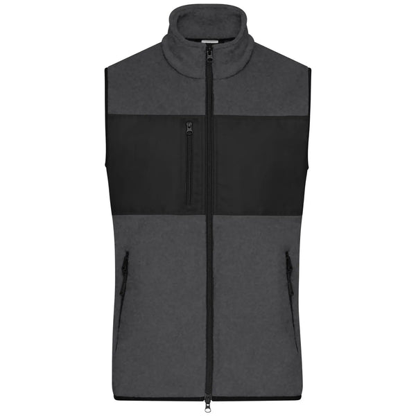 Pile Mens Vest blu / S - personalizzabile con logo