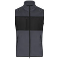 Pile Mens Vest grigio / S - personalizzabile con logo