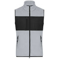 Pile Mens Vest light-melange/black / S - personalizzabile con logo