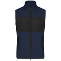 Pile Mens Vest navy/black / S - personalizzabile con logo