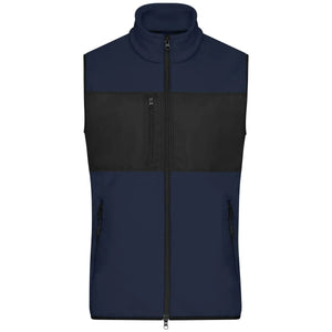 Pile Mens Vest navy/black / S - personalizzabile con logo