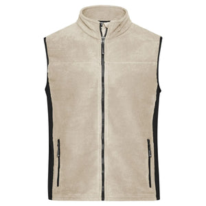 Pile Mens Workwear Vest - Strong beige / XS - personalizzabile con logo