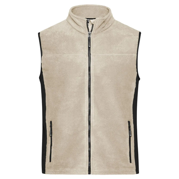 Pile Mens Workwear Vest - Strong beige / XS - personalizzabile con logo
