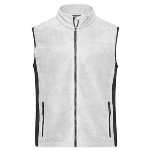 Pile Mens Workwear Vest - Strong bianco / XS - personalizzabile con logo