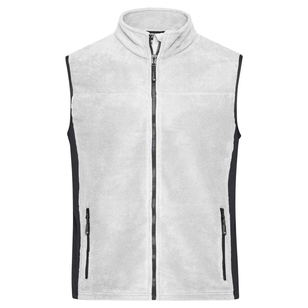 Pile Mens Workwear Vest - Strong bianco / XS - personalizzabile con logo
