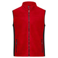 Pile Mens Workwear Vest - Strong rosso / XS - personalizzabile con logo